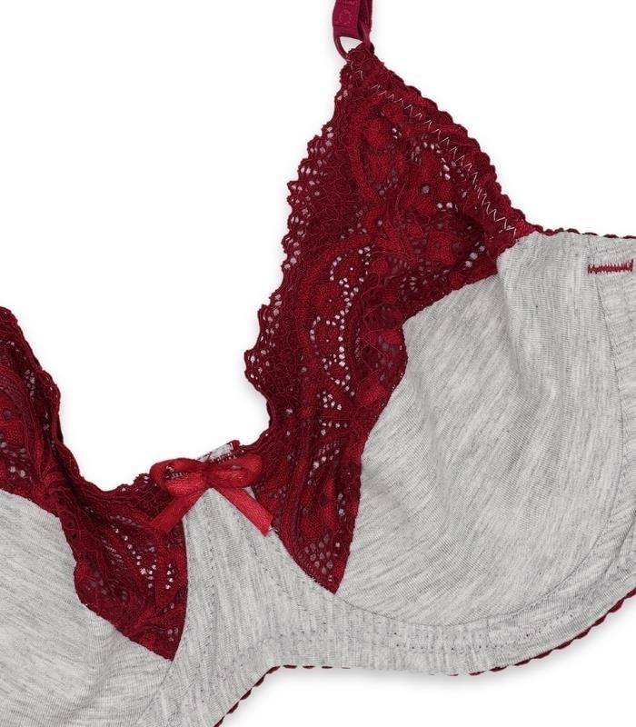 پک ست شورت و سوتین گیپور فنردار ژوبین کد 1088 - بسته 4 عددی