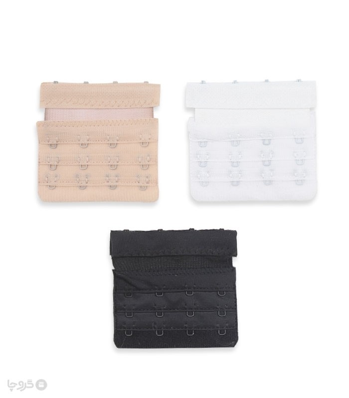 خرید عمده پک رابط سوتین زنانه پهن 4 قزنه - بسته 12 عددی