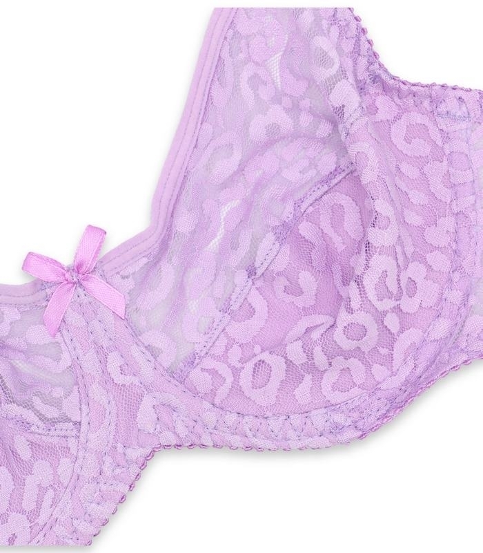 پک ست شورت و سوتین توری فنردار ژوبین کد 1377 - بسته 4 عددی