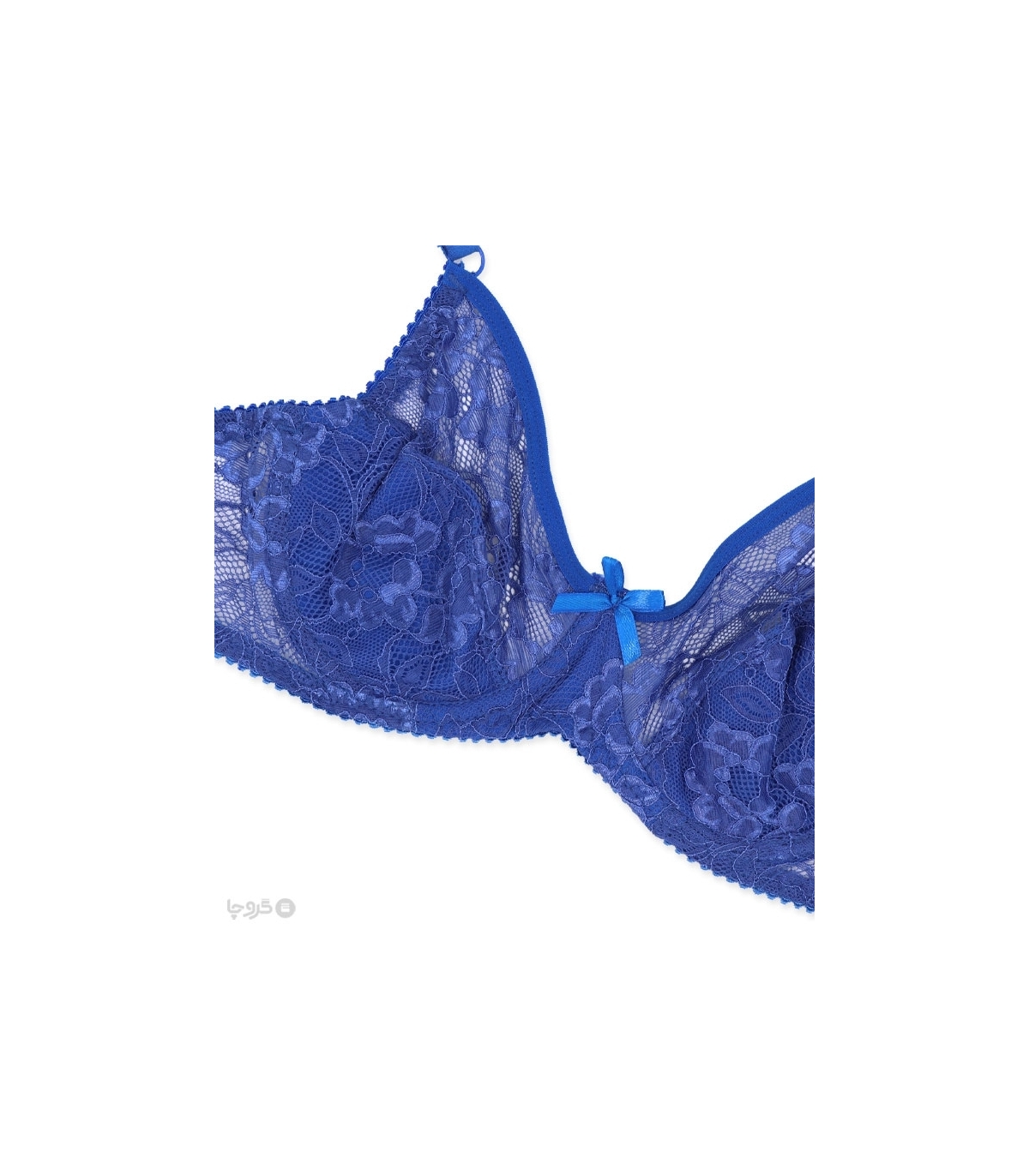 پک ست شورت و سوتین توری فنردار ژوبین کد 1377 - بسته 4 عددی