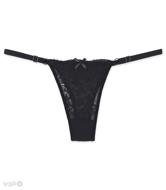 پک ست شورت و سوتین توری فنردار ژوبین کد 1395 گلدوزی - بسته 4 عددی