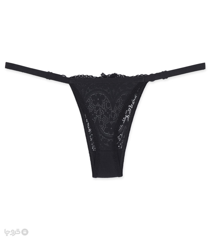 پک ست شورت و سوتین توری فنردار ژوبین کد 1395 گلدوزی - بسته 4 عددی