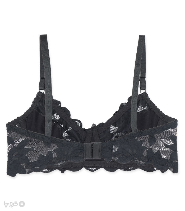 پک ست شورت و سوتین توری فنردار ژوبین کد 1998 طرح گل درشت - بسته 4 عددی