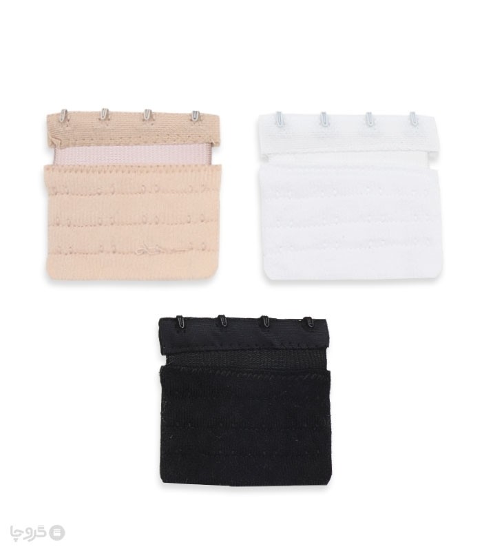 خرید عمده پک رابط سوتین زنانه پهن 4 قزنه - بسته 12 عددی