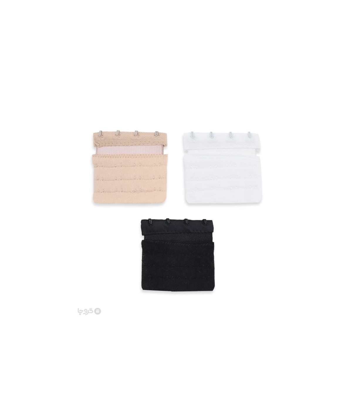 خرید عمده پک رابط سوتین زنانه پهن 4 قزنه - بسته 12 عددی