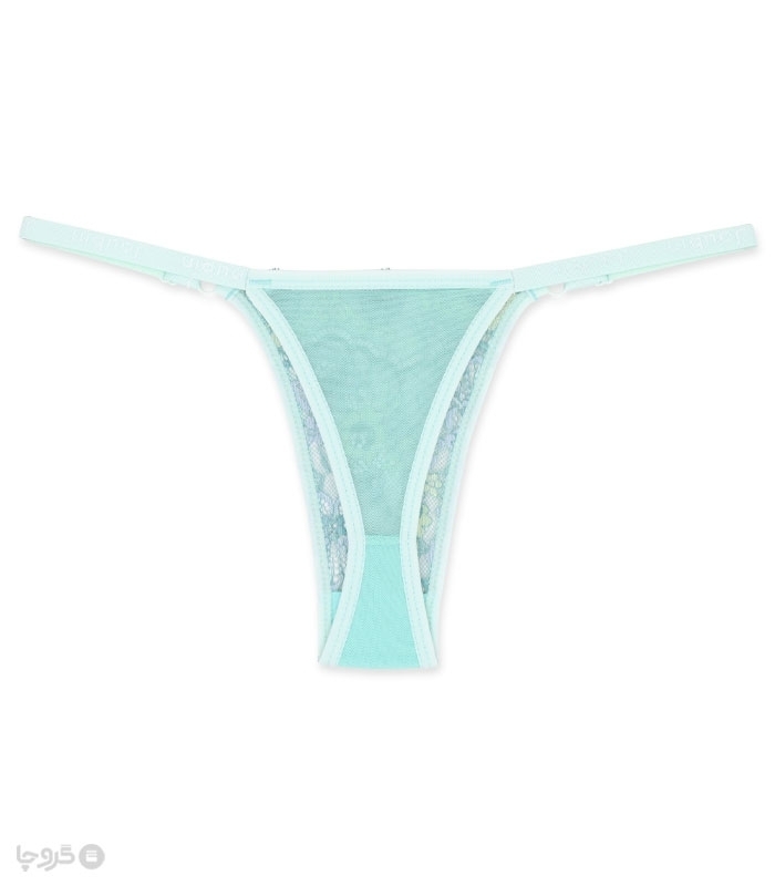 پک ست شورت و سوتین توری فنردار ژوبین کد 2030 طرح گلدوزی - بسته 4 عددی