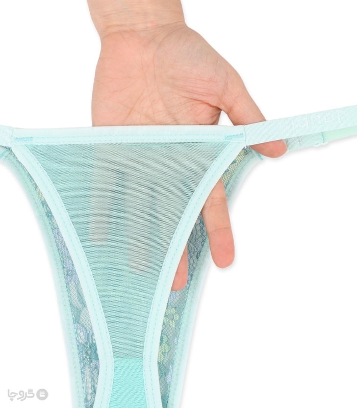 پک ست شورت و سوتین توری فنردار ژوبین کد 2030 طرح گلدوزی - بسته 4 عددی