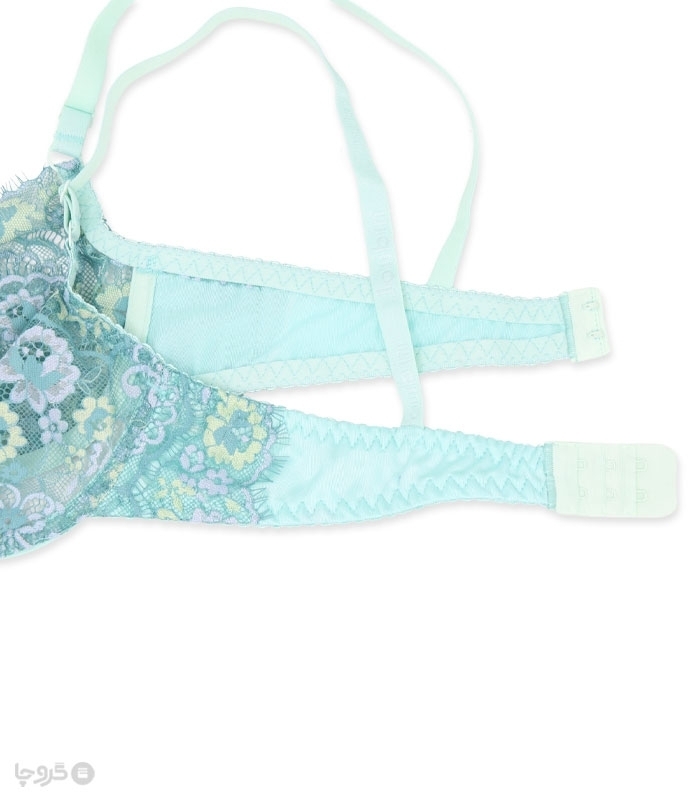 پک ست شورت و سوتین توری فنردار ژوبین کد 2030 طرح گلدوزی - بسته 4 عددی