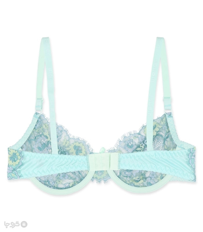 پک ست شورت و سوتین توری فنردار ژوبین کد 2030 طرح گلدوزی - بسته 4 عددی