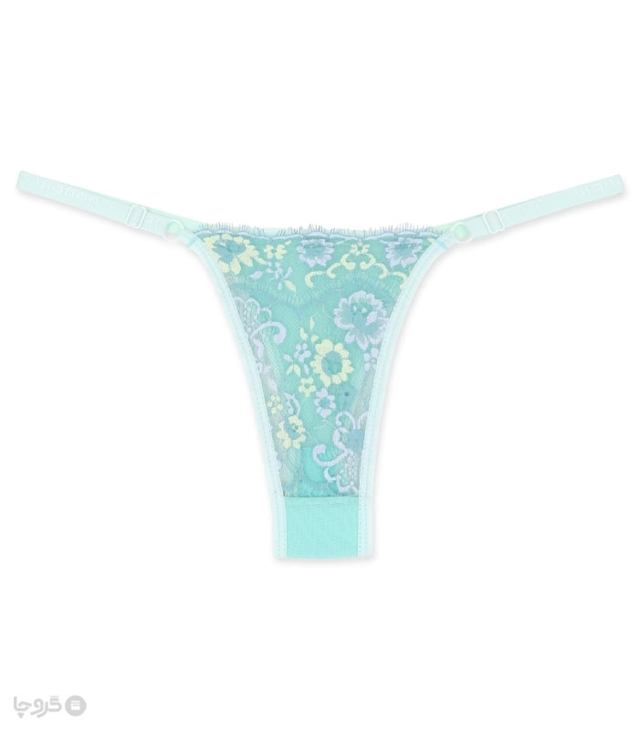 پک ست شورت و سوتین توری فنردار ژوبین کد 2030 طرح گلدوزی - بسته 4 عددی