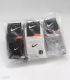خرید عمده پک جوراب نیم ساق اسپرت گلدوزی طرح Nike - بسته 12 عددی
