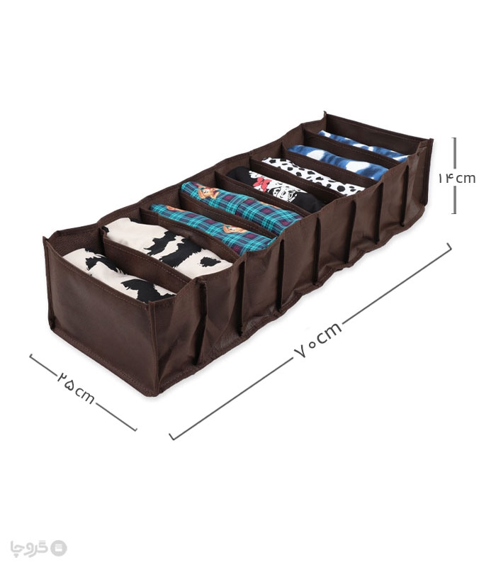 پک نظم دهنده کشو 8 خانه ایراناکارا - بسته 12 عددی