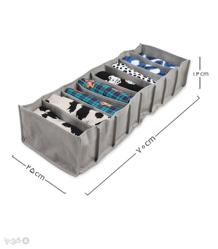 پک نظم دهنده کشو 8 خانه ایراناکارا - بسته 12 عددی