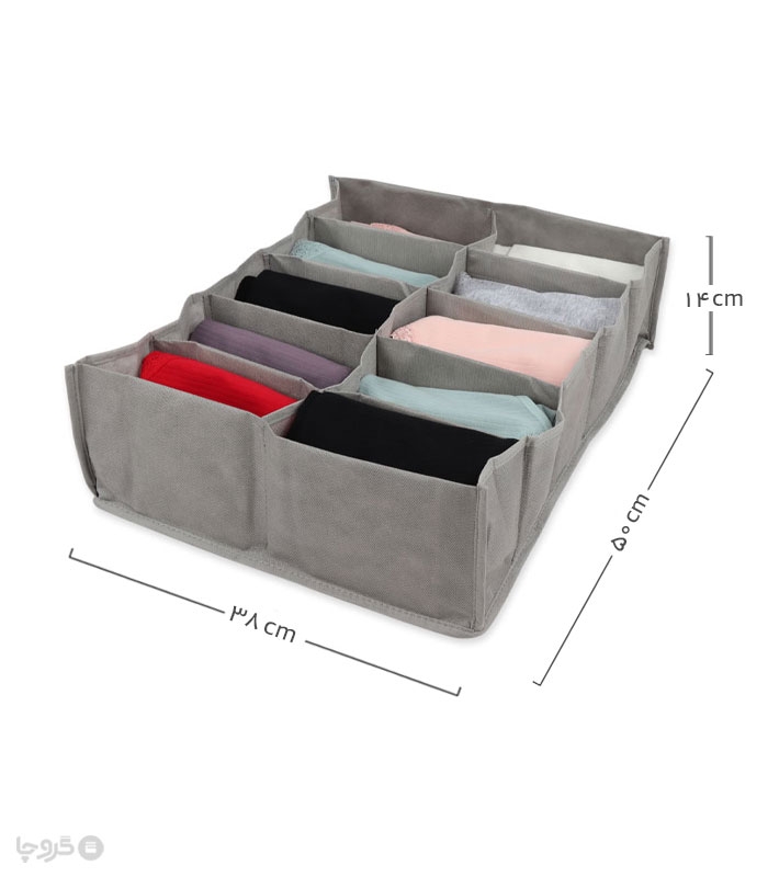 پک نظم دهنده کشو 10 خانه ایراناکارا - بسته 12 عددی