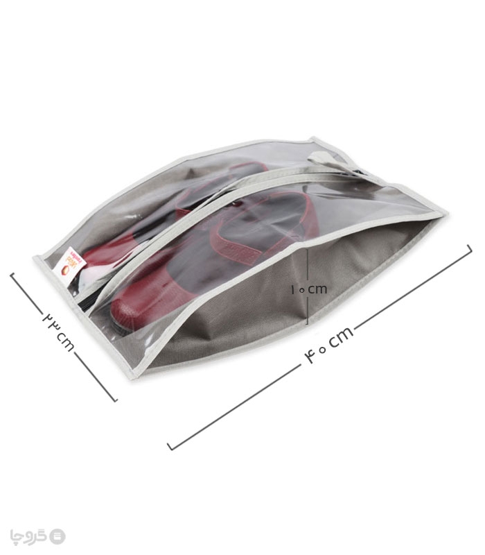 خرید عمده پک کاور کفش زیپ دار ایراناکارا ابعاد 10×23×40 سانتی متر - بسته 12 عددی