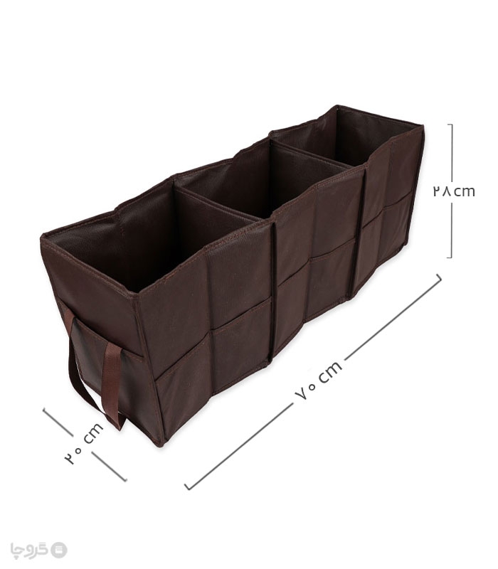 پک باکس نظم دهنده صندوق عقب اسپان جیب دار ایراناکارا - بسته 12 عددی