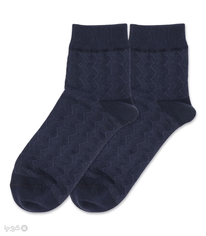 خرید عمده پک جوراب نیم ساق مردانه Funny Socks فانی ساکس کد 75108 - جعبه 12 عددی