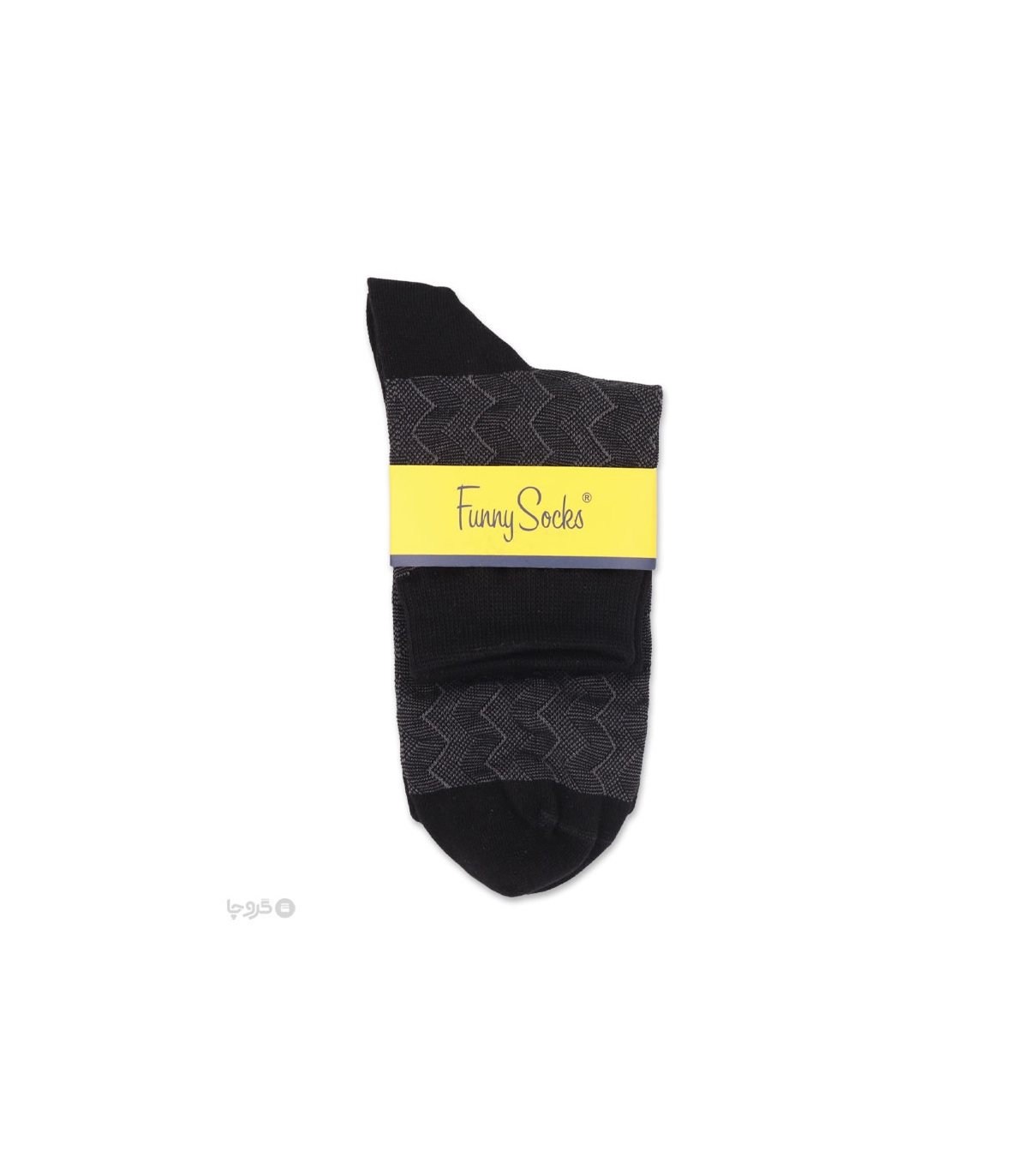 خرید عمده پک جوراب نیم ساق مردانه Funny Socks فانی ساکس کد 75108 - جعبه 12 عددی