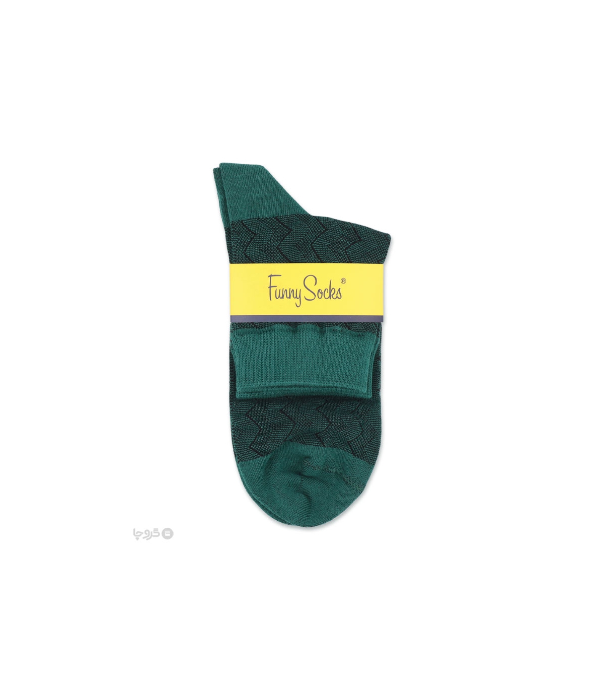 خرید عمده پک جوراب نیم ساق مردانه Funny Socks فانی ساکس کد 75108 - جعبه 12 عددی