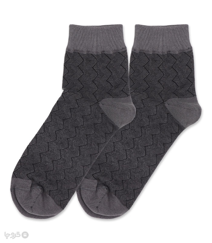 خرید عمده پک جوراب نیم ساق مردانه Funny Socks فانی ساکس کد 75108 - جعبه 12 عددی