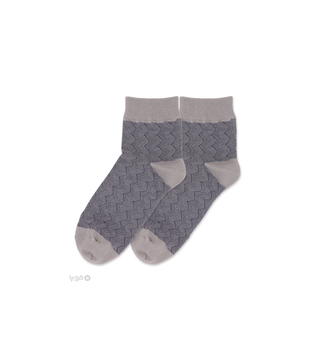 خرید عمده پک جوراب نیم ساق مردانه Funny Socks فانی ساکس کد 75108 - جعبه 12 عددی