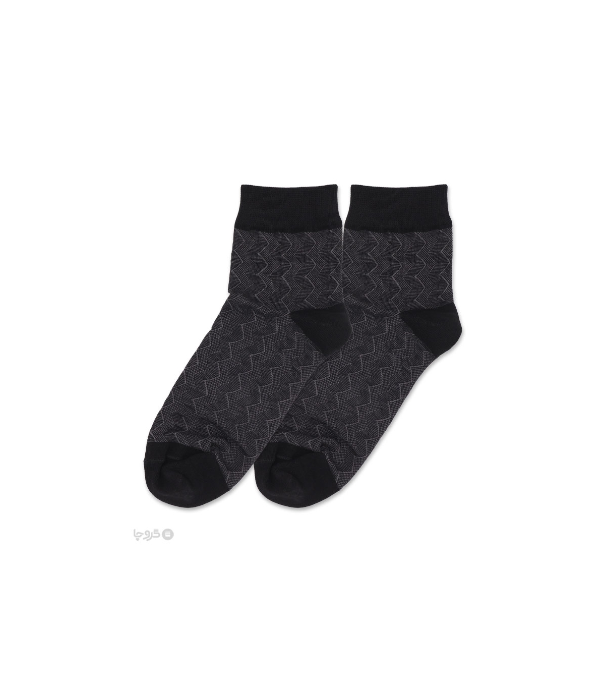 خرید عمده پک جوراب نیم ساق مردانه Funny Socks فانی ساکس کد 75108 - جعبه 12 عددی