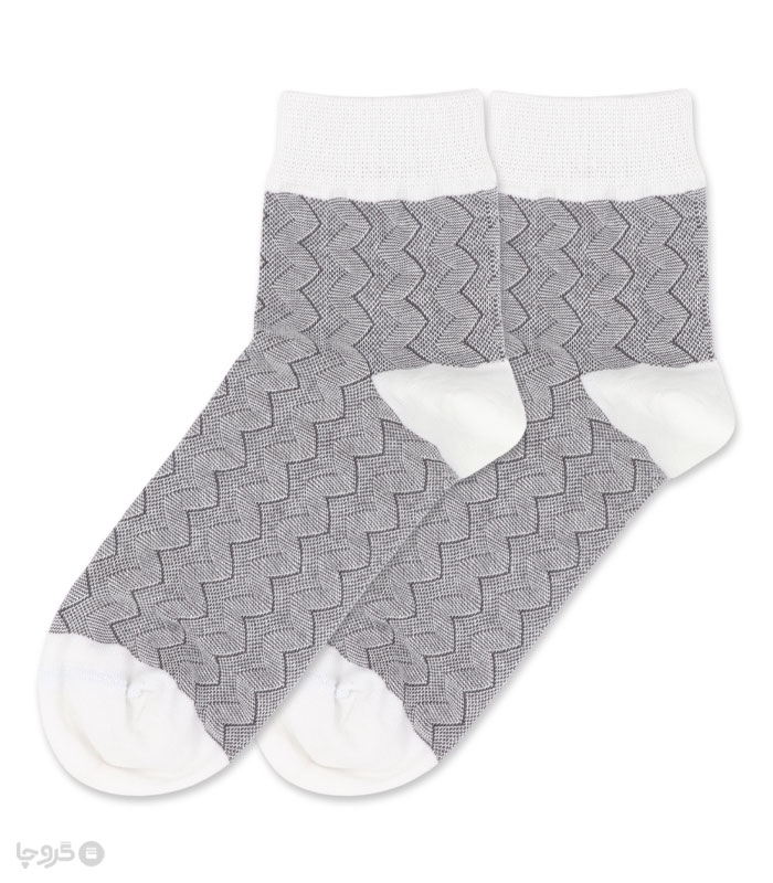 خرید عمده پک جوراب نیم ساق مردانه Funny Socks فانی ساکس کد 75108 - جعبه 12 عددی