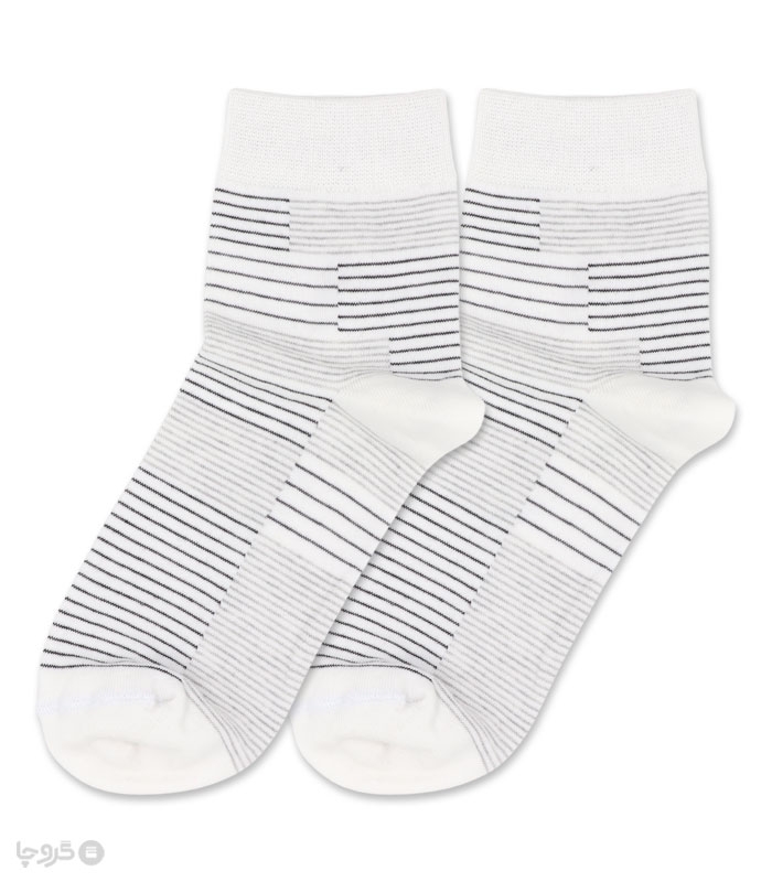 خرید عمده پک جوراب نیم ساق مردانه Funny Socks فانی ساکس کد 75119 - جعبه 12 عددی