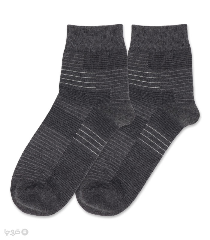 خرید عمده پک جوراب نیم ساق مردانه Funny Socks فانی ساکس کد 75119 - جعبه 12 عددی