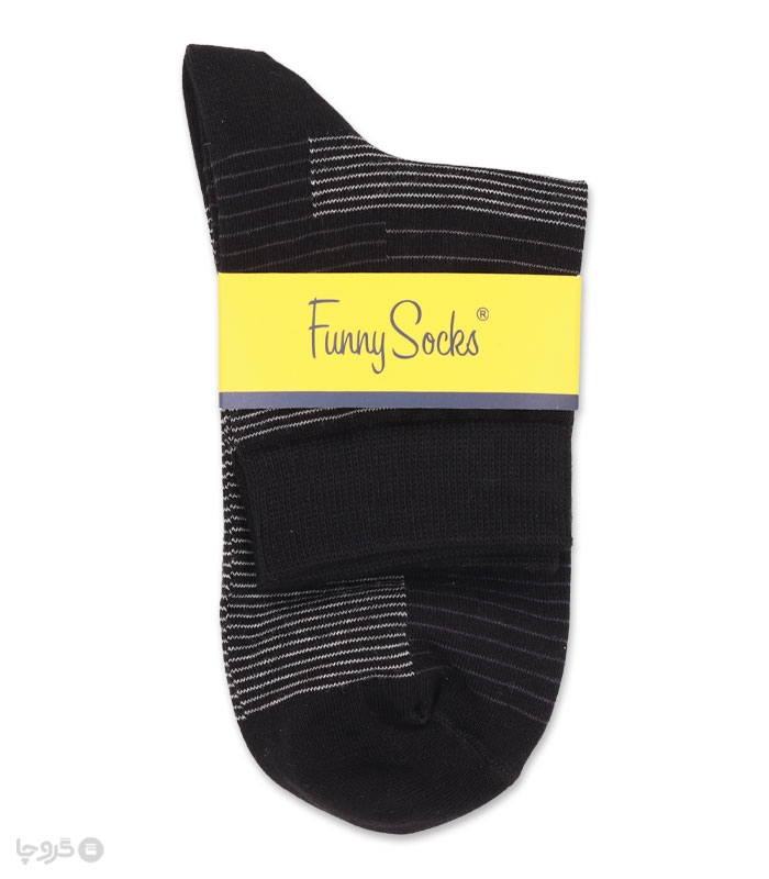 خرید عمده پک جوراب نیم ساق مردانه Funny Socks فانی ساکس کد 75119 - جعبه 12 عددی