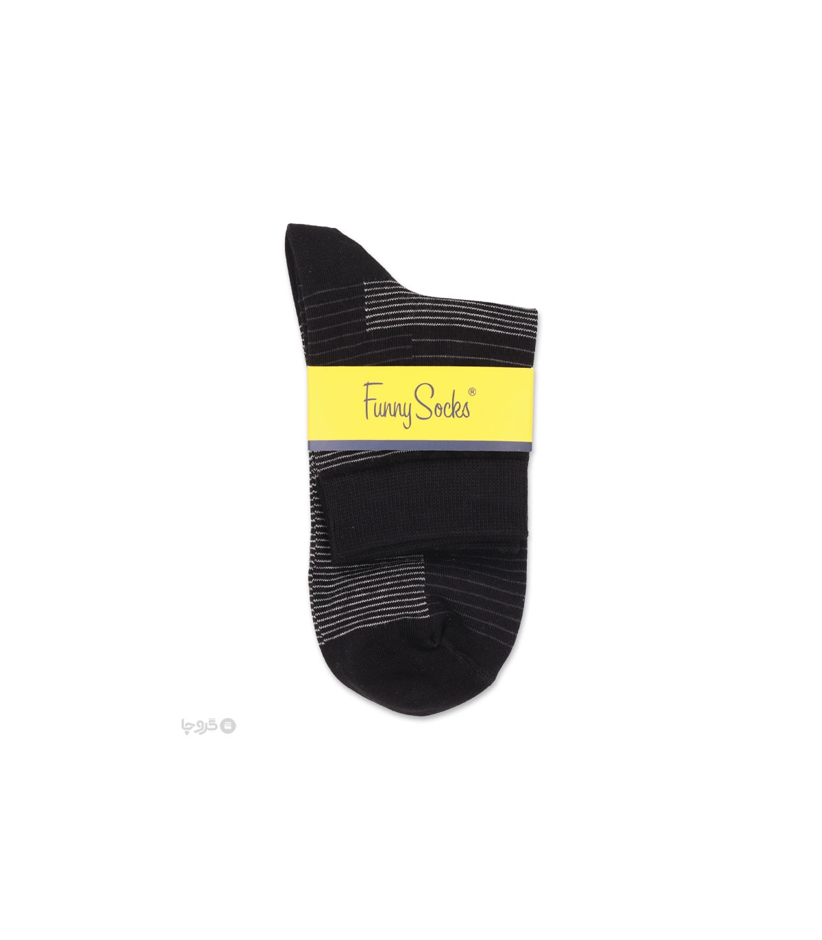 خرید عمده پک جوراب نیم ساق مردانه Funny Socks فانی ساکس کد 75119 - جعبه 12 عددی