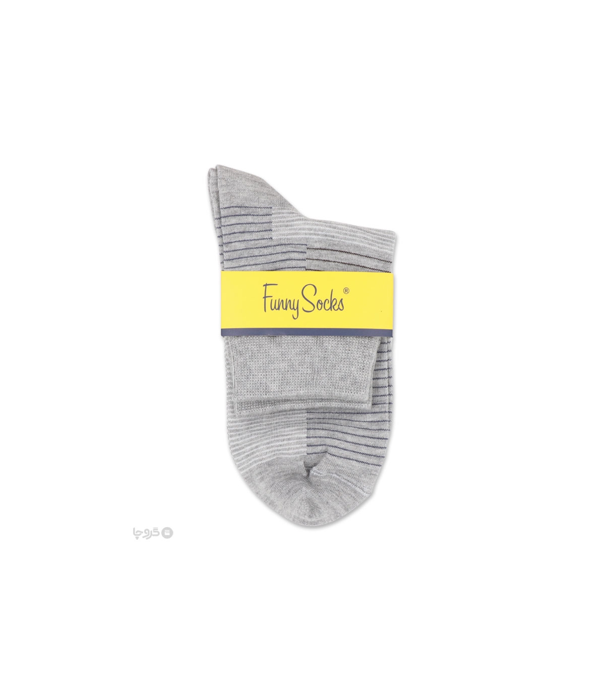 خرید عمده پک جوراب نیم ساق مردانه Funny Socks فانی ساکس کد 75119 - جعبه 12 عددی