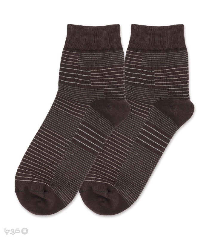 خرید عمده پک جوراب نیم ساق مردانه Funny Socks فانی ساکس کد 75119 - جعبه 12 عددی