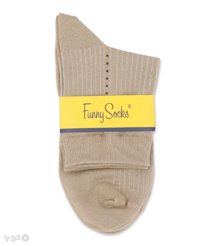 خرید عمده پک جوراب نیم ساق مردانه Funny Socks فانی ساکس کد 75130 - جعبه 12 عددی