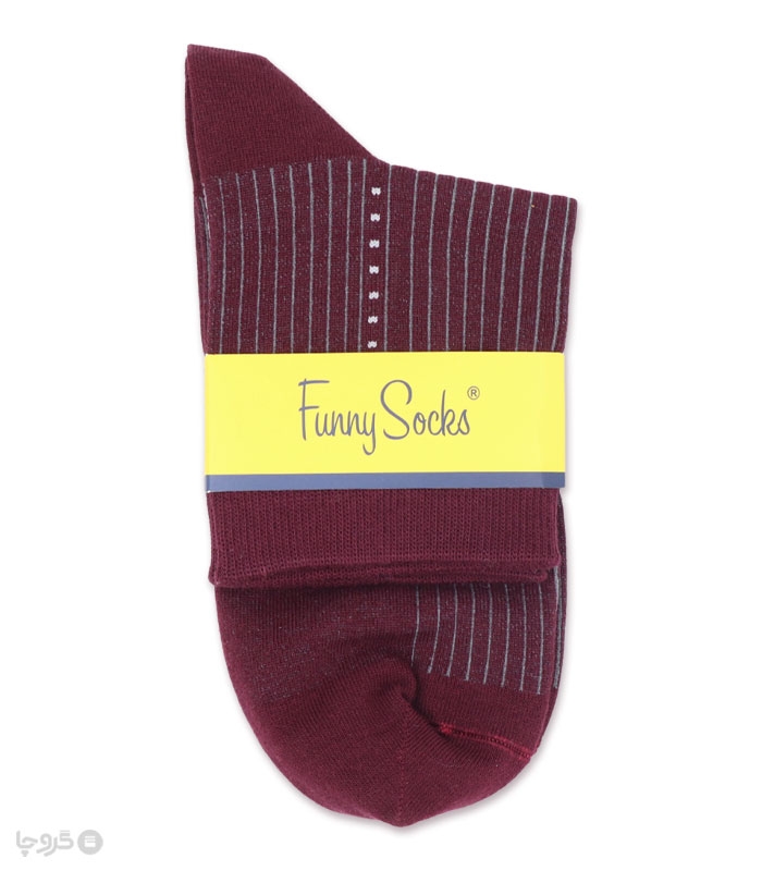 خرید عمده پک جوراب نیم ساق مردانه Funny Socks فانی ساکس کد 75130 - جعبه 12 عددی