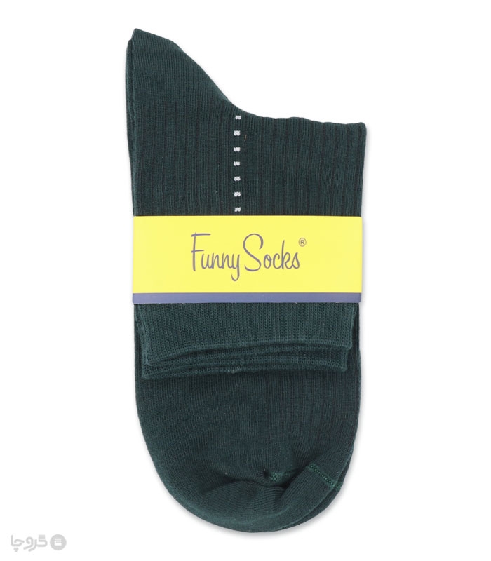 خرید عمده پک جوراب نیم ساق مردانه Funny Socks فانی ساکس کد 75130 - جعبه 12 عددی