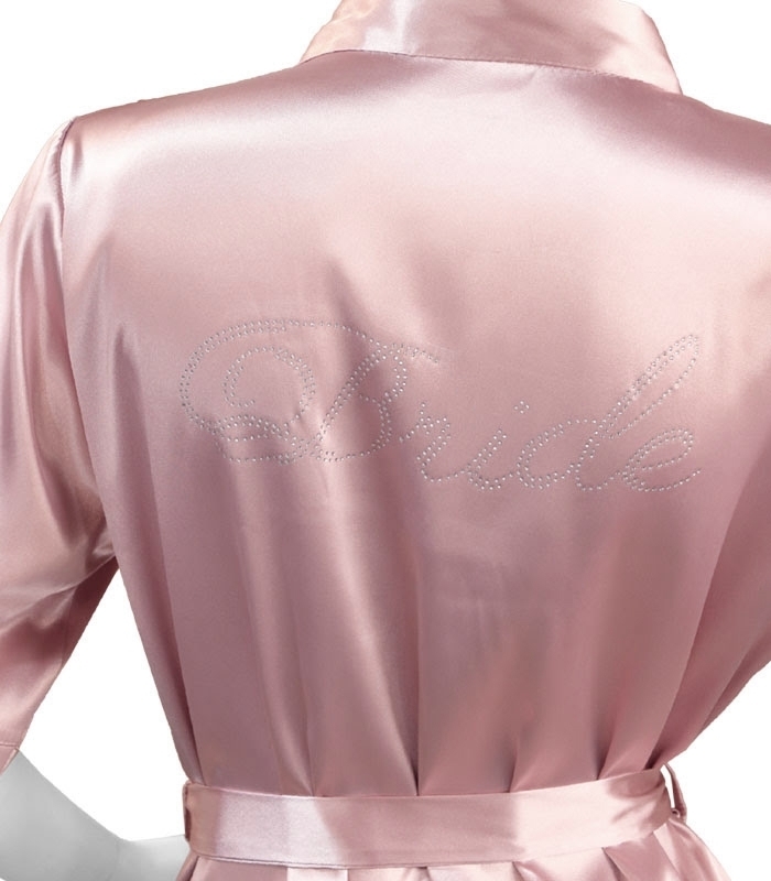 پک روبدوشامبر ساتن نگین دار اما کد 3532 - بسته 2 عددی