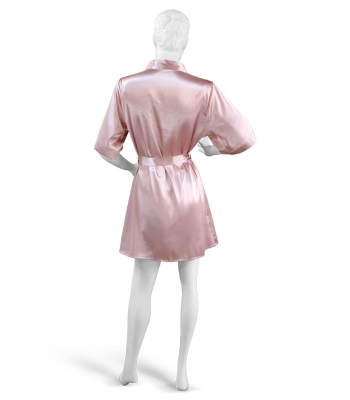 پک روبدوشامبر ساتن نگین دار اما کد 3532 - بسته 2 عددی