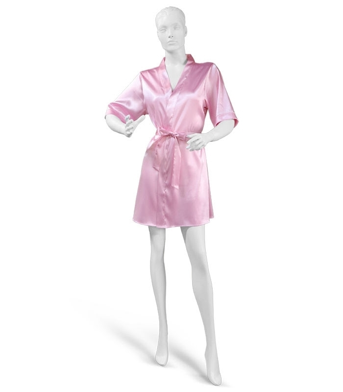 پک روبدوشامبر ساتن نگین دار اما کد 3532 - بسته 2 عددی