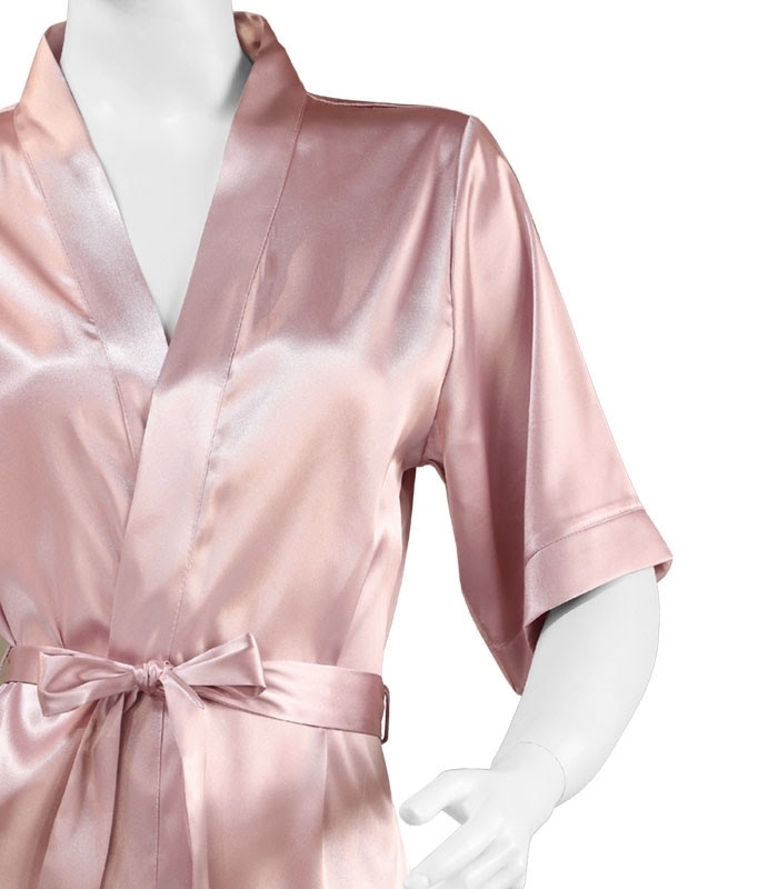 پک روبدوشامبر ساتن نگین دار اما کد 3532 - بسته 2 عددی