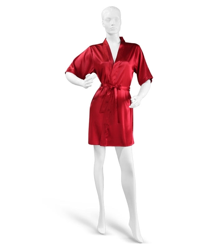 پک روبدوشامبر ساتن نگین دار اما کد 3532 - بسته 2 عددی