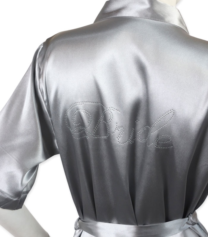 پک روبدوشامبر ساتن نگین دار اما کد 3532 - بسته 2 عددی