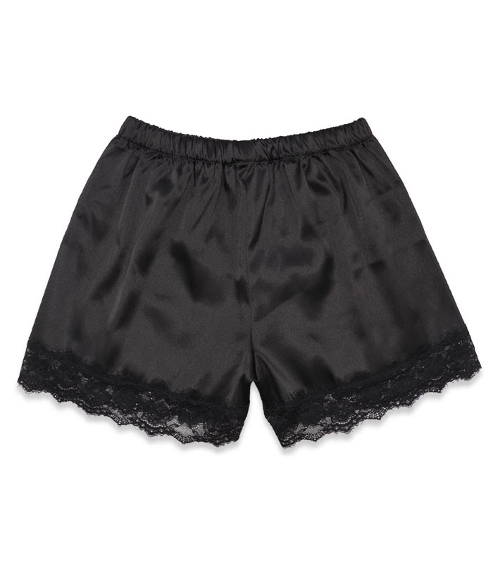 پک ست شورتک و تاپ بندی ساتن نگین دار اما کد 2880 - بسته 2 عددی