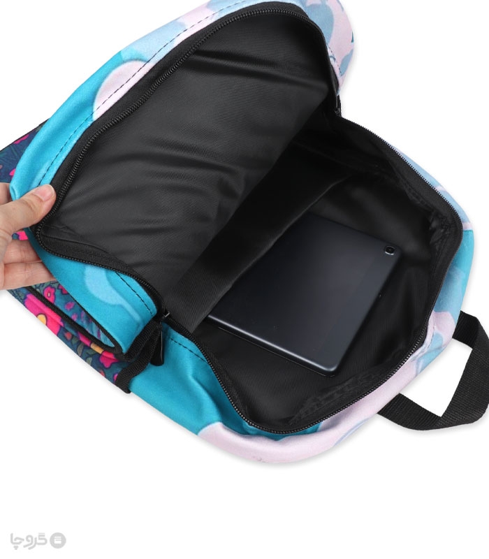 خرید عمده پک کوله پشتی Hippo هیپو ابعاد 14×30×40 کد 103 طرح خرگوش - بسته 6 عددی