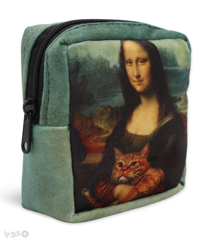 خرید عمده پک کیف نظم دهنده Hippo هیپو ابعاد 13×13 کد 102 طرح مونالیزا - بسته 12 عددی