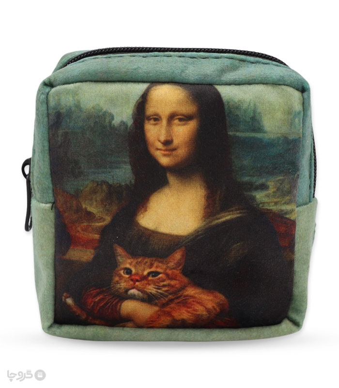 خرید عمده پک کیف نظم دهنده Hippo هیپو ابعاد 13×13 کد 102 طرح مونالیزا - بسته 12 عددی