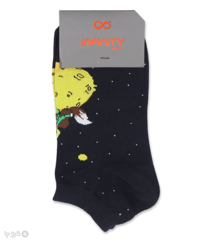 خرید عمده پک جوراب مچی زنانه اینفینیتی طرح شازده کوچولو - بسته 6 عددی