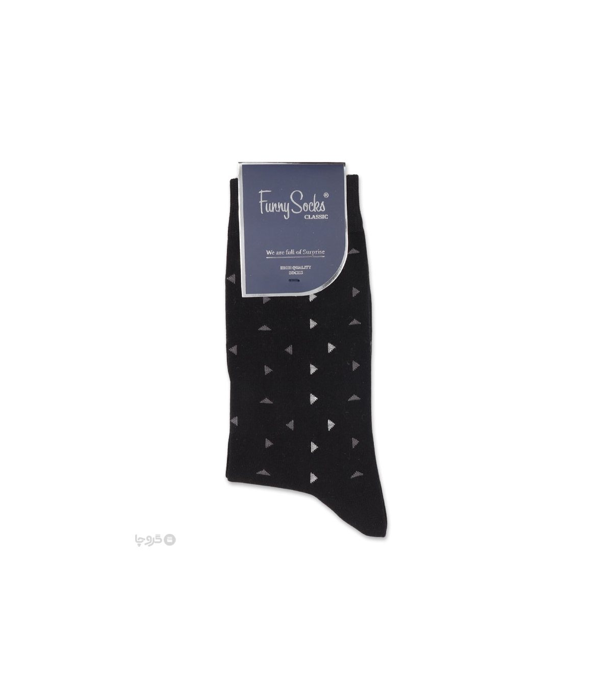 خرید عمده پک جوراب ساقدار مردانه Funny Socks فانی ساکس کد 65127 - جعبه 12 عددی