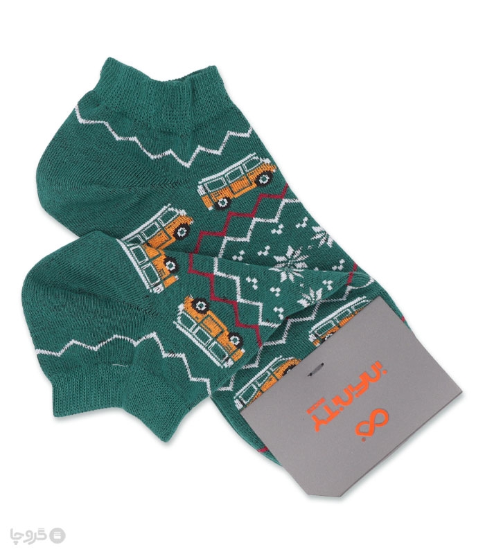 خرید عمده پک جوراب مچی زنانه اینفینیتی طرح فولکس - بسته 6 عددی