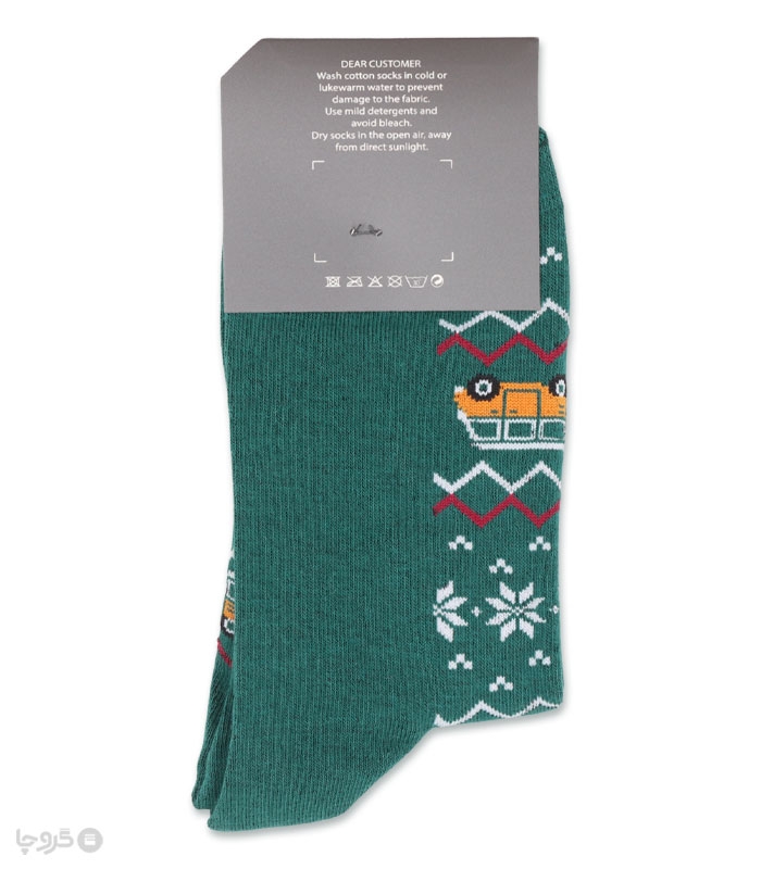 خرید عمده پک جوراب ساقدار زنانه اینفینیتی طرح فولکس - بسته 6 عددی